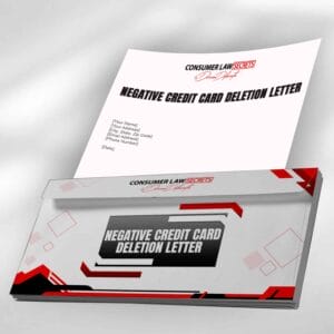 Negative Credit Card Deletion Letter