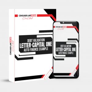 Debt Validation Letter-capital One Auto Finance Example