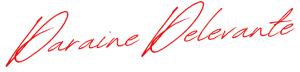 Daraine Delevante Name Logo