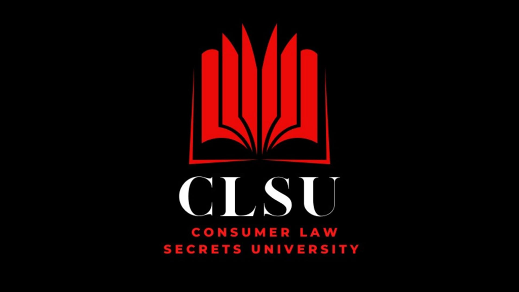 |Logo of Consumer Law Secrets University (CLSU)