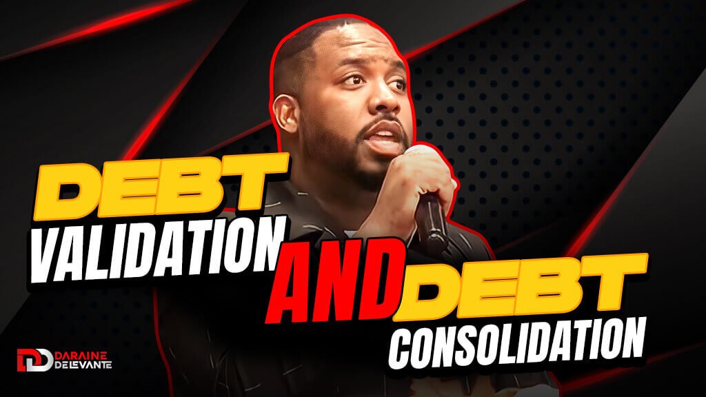 a man holding a microphone|Debt Validation and Debt Consolidation