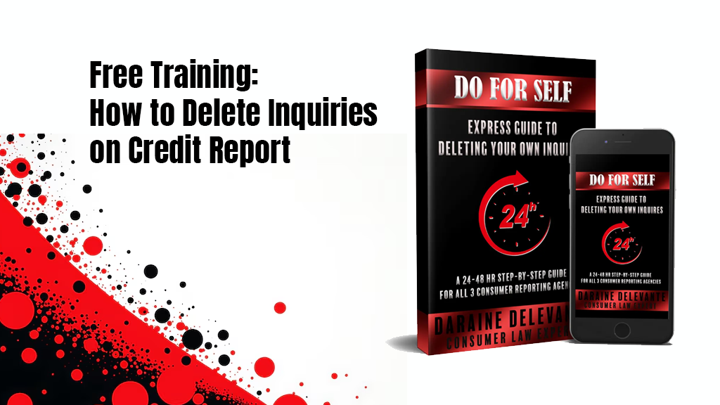 |how to delete inquiries on credit report|